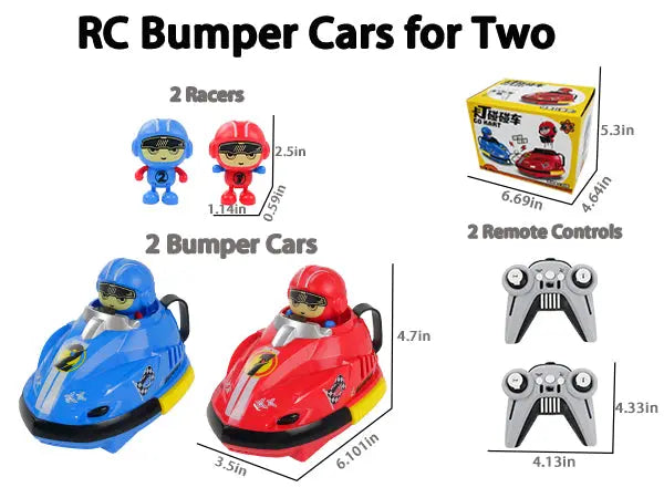 Last Day Of Discount 🔥 Remote Control Battle Bumper Cars for 2 Players