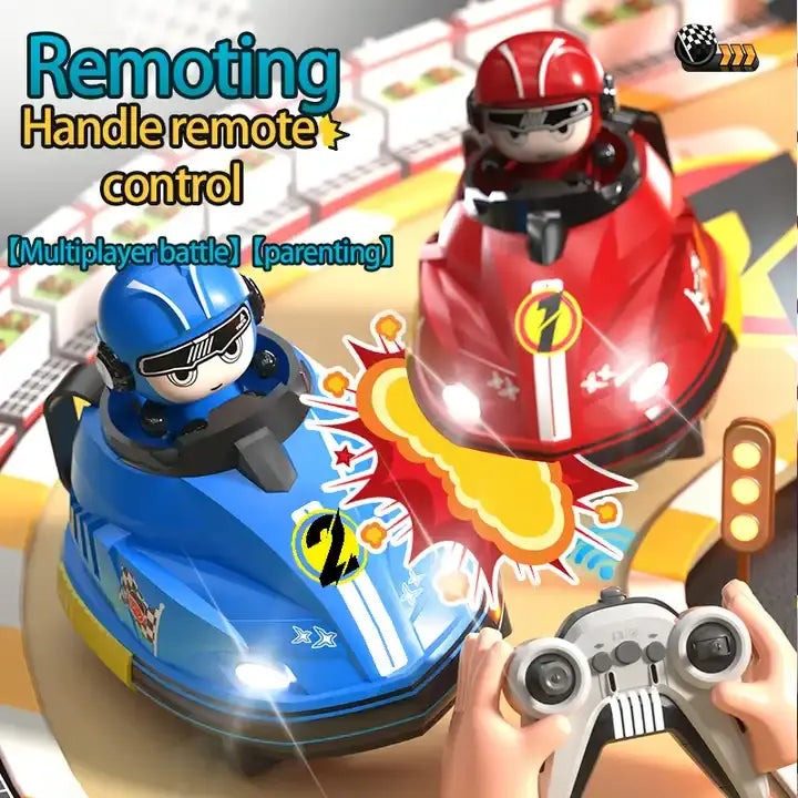 Last Day Of Discount 🔥 Remote Control Battle Bumper Cars for 2 Players